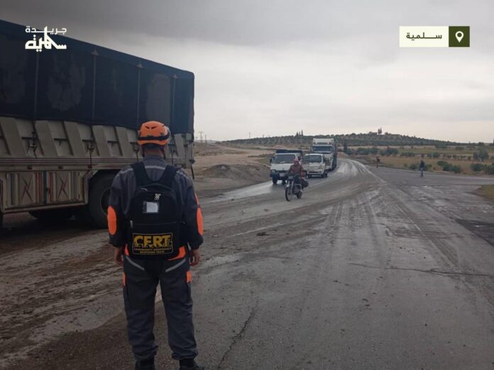 صورة لطريق الحادث