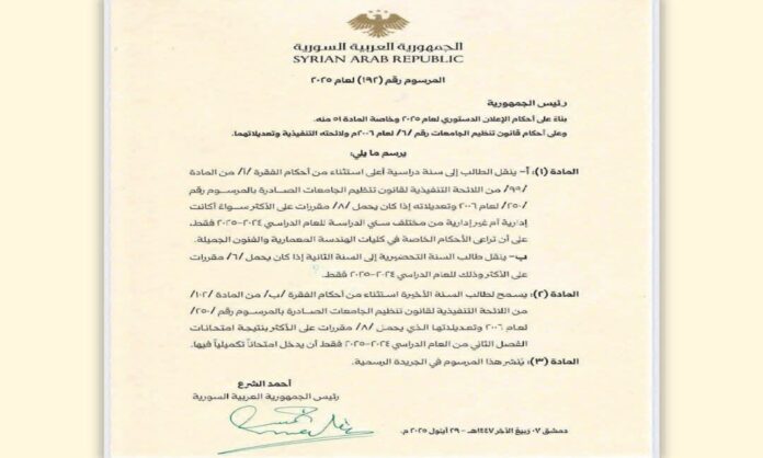 المرسوم الرئاسي